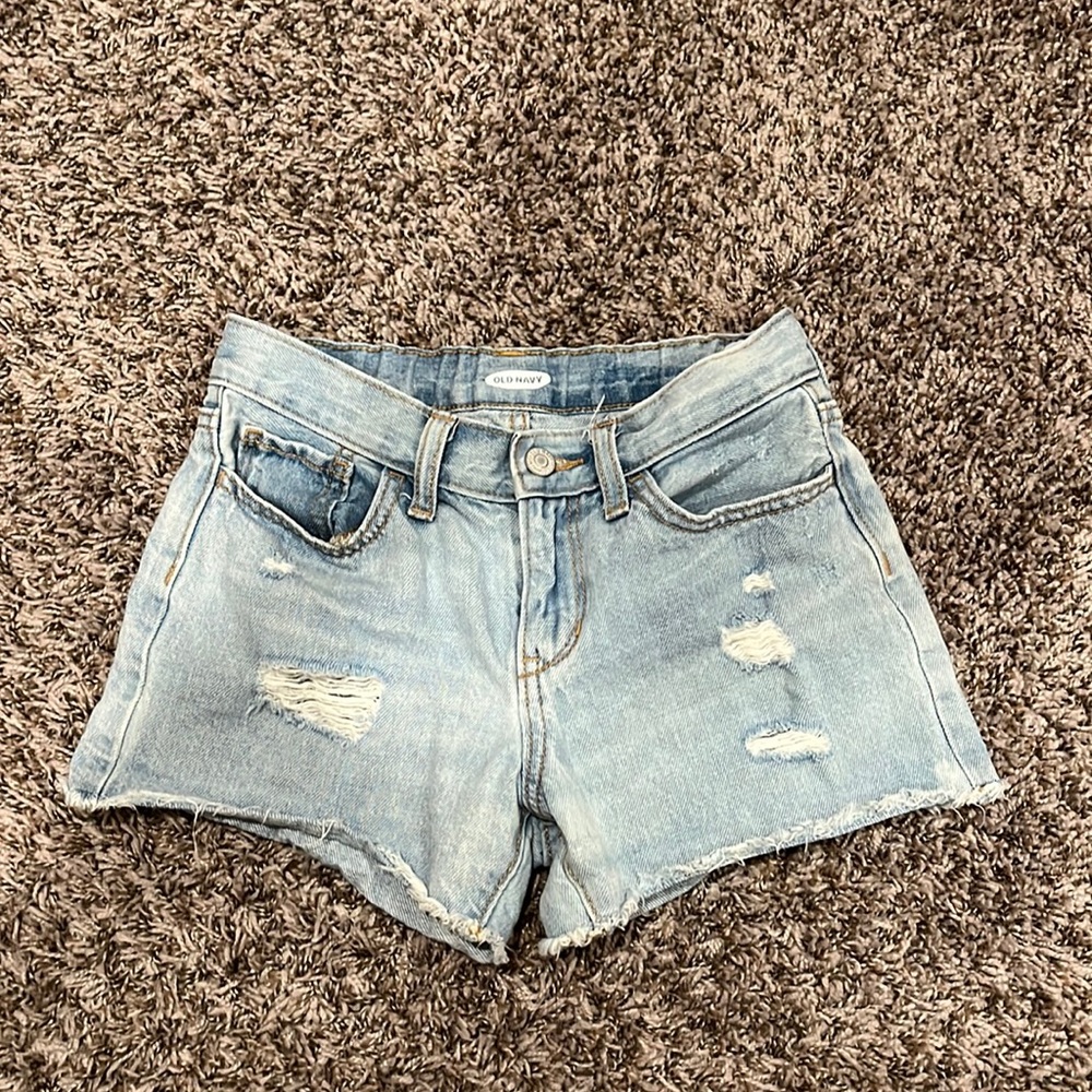 old navy girls jean shorts